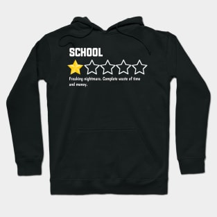 school, one star revue. freaking nightmare. complete waste of time and money Hoodie